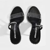 Sandales Nova 105 - Alexander Wang - Pvc - Noir