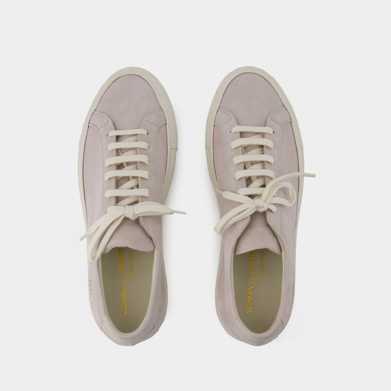 Sneakers Contrast Achilles - COMMON PROJECTS - Cuir - Beige