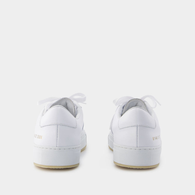 Sneakers Decades - COMMON PROJECTS - Cuir - Blanc