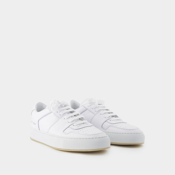 Sneakers Decades - COMMON PROJECTS - Cuir - Blanc