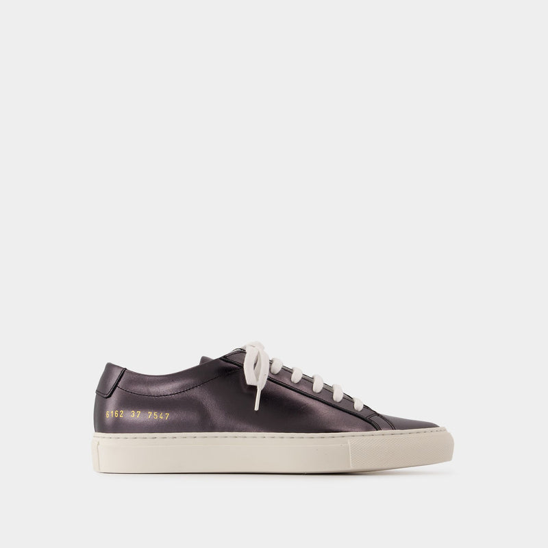 Sneakers Achilles Shiny - COMMON PROJECTS - Cuir - Noir