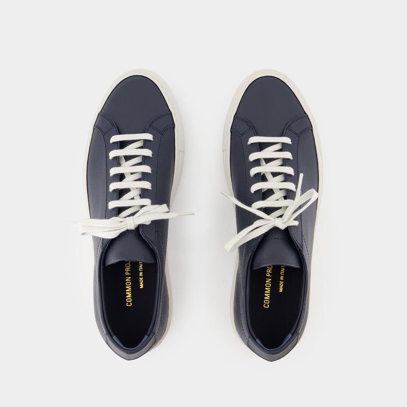 Sneakers Achilles Contrast Bumpy - COMMON PROJECTS - Cuir - Bleu