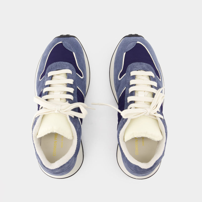 Sneakers Track - COMMON PROJECTS - Cuir - Bleu