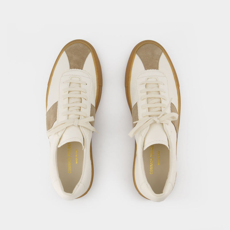 Sneakers Tennis Trainer - COMMON PROJECTS - Cuir - Blanc