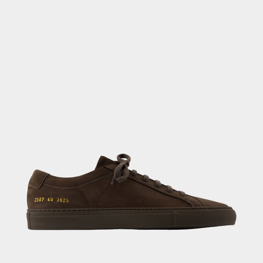 Sneakers Achilles In Nubuck - COMMON PROJECTS - Cuir - Marron