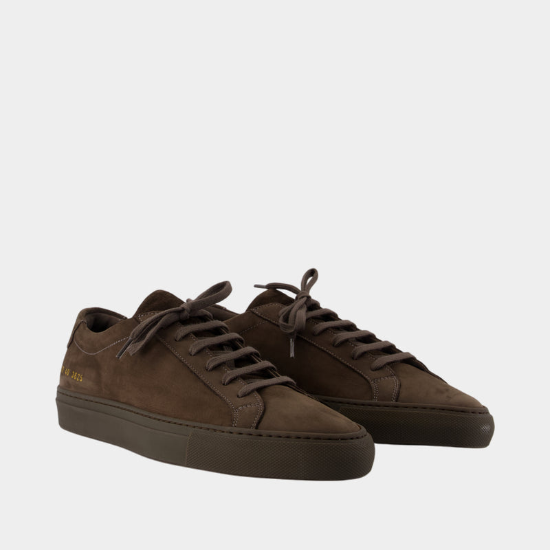 Sneakers Achilles In Nubuck - COMMON PROJECTS - Cuir - Marron