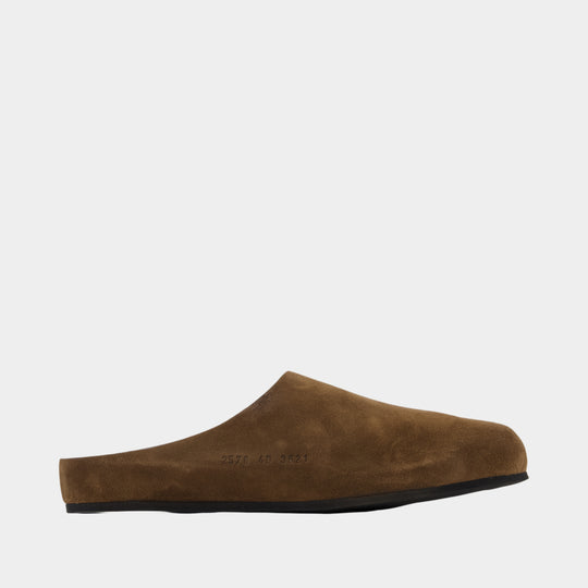Mules Clog - COMMON PROJECTS - Cuir - Marron