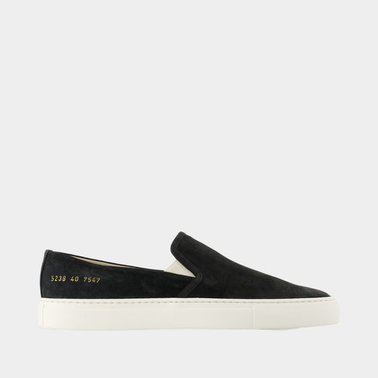 Sneakers Minimal Slip On - COMMON PROJECTS - Cuir - Noir