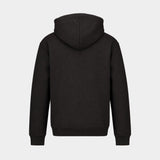 Hoodie Petit Logo - Lanvin - Coton - Noir