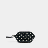 Porte-Monnaie Bou Printed - Ganni - Cuir - Noir