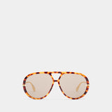 Lunettes De Soleil Bv1274s - Bottega Veneta - Acétate - Marron