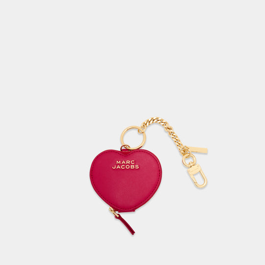 Porte-Clé The Cookie Pouch Charm - Marc Jacobs - Cuir - Rose