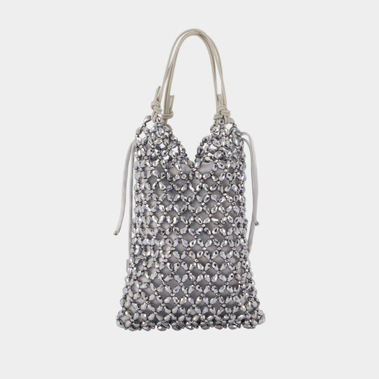 Sac À Main Karla - Staud - Perles - Argenté