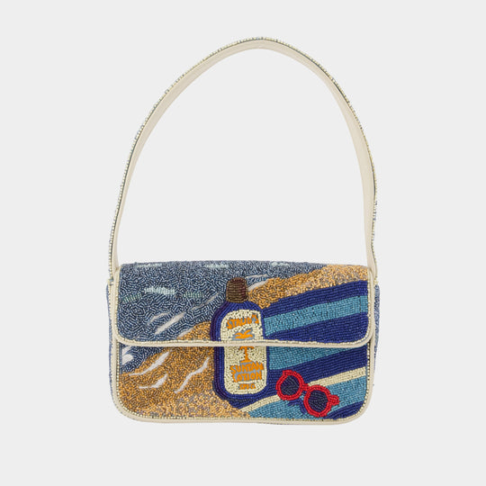 Sac Porté Épaule Tommy Beaded - Staud - Synthétique - Multi