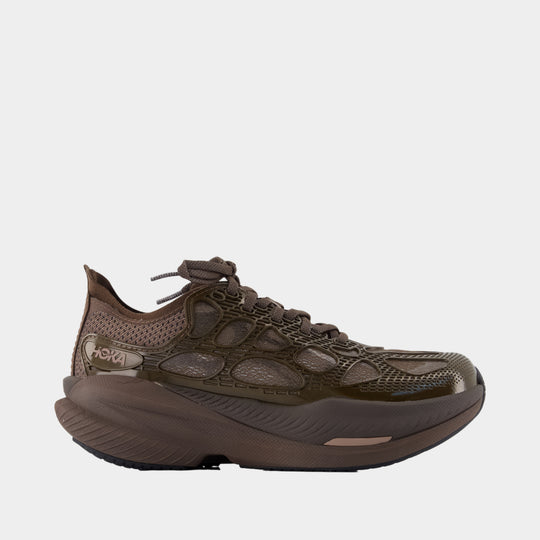 Sneakers U Mach X Caged - Hoka - Synthétique - Marron
