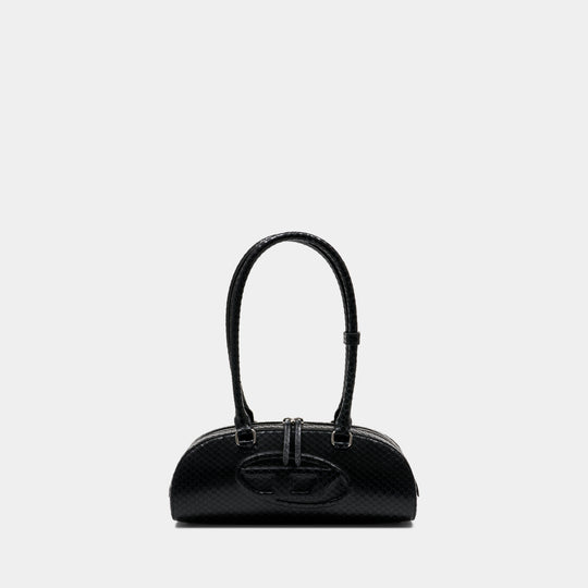 Sac Porté Épaule 1DR Dome - DIESEL - Cuir - Noir