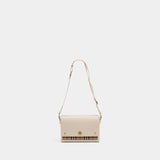 Sac À Main Ll Medium Note - Burberry - Cuir - Blanc