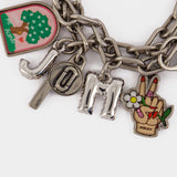 Bracelet Pop Americana Charm - Marc Jacobs - Métal - Argenté