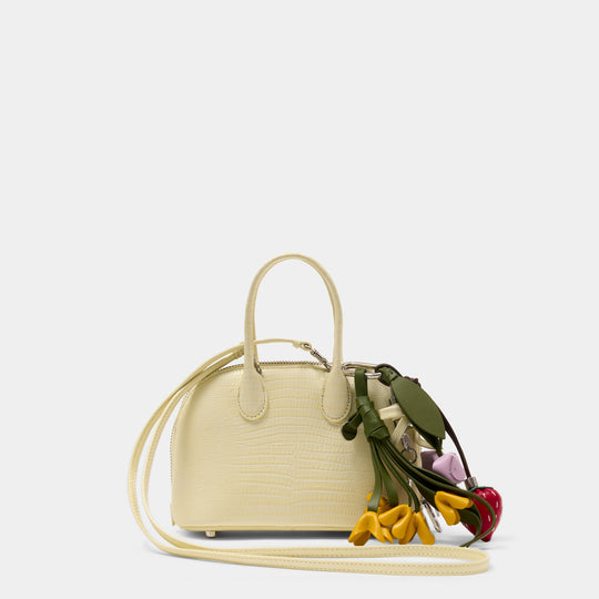 Sac À Main Lizard Toast Mini - SELF PORTRAIT - Cuir - Jaune