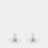 Boucles D'oreilles Nano Solitaire - Vivienne Westwood - Métal - Argenté