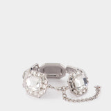 Bracelet Crystal  - SELF PORTRAIT - Perles - Argenté