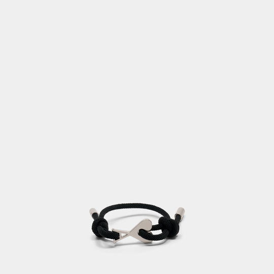 Bracelet Ami De Coeur Corde - AMI Paris - Métal - Noir