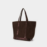 Cabas L - Vanessa Bruno - Cuir - Marron