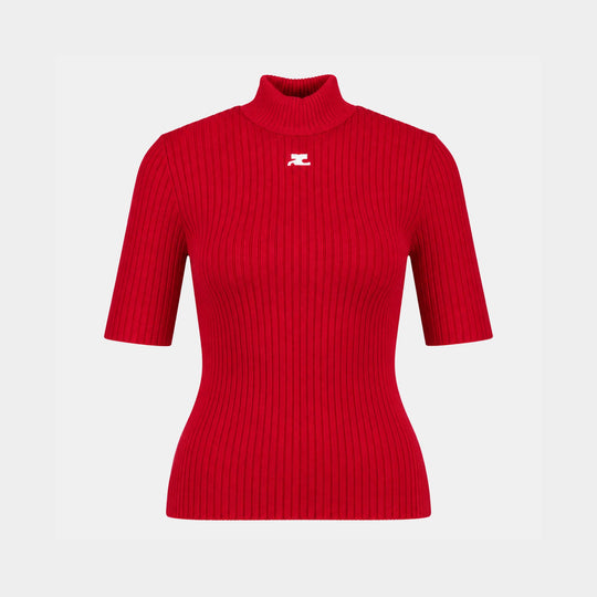 Knitwear Reedition Ss - Courreges - Synthétique - Rouge