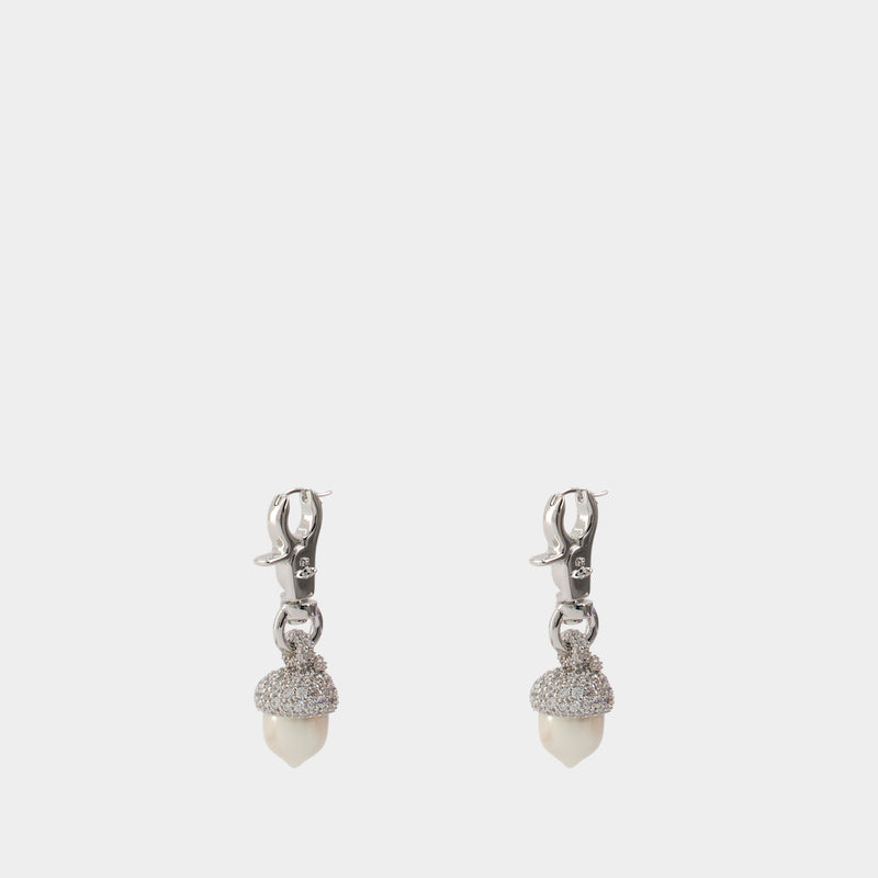 Boucles D'oreilles Lucille Large - Vivienne Westwood - Métal - Argenté