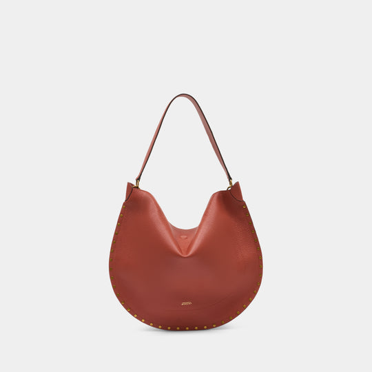 Sac Porté Épaule Oskan Hobo Soft Gd - Isabel Marant - Cuir - Brick