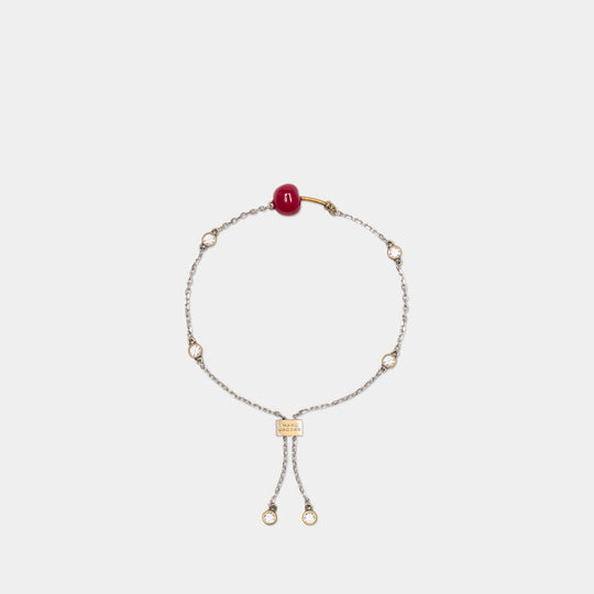 Bracelet Cherry Crystal Slider - Marc Jacobs - Laiton - Multi
