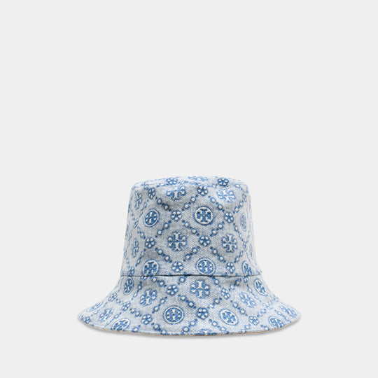 Bob T-Monogram - Tory Burch - Coton - Bleu