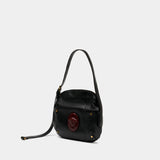 Sac Porté Épaule Mini - Versace - Cuir - Noir