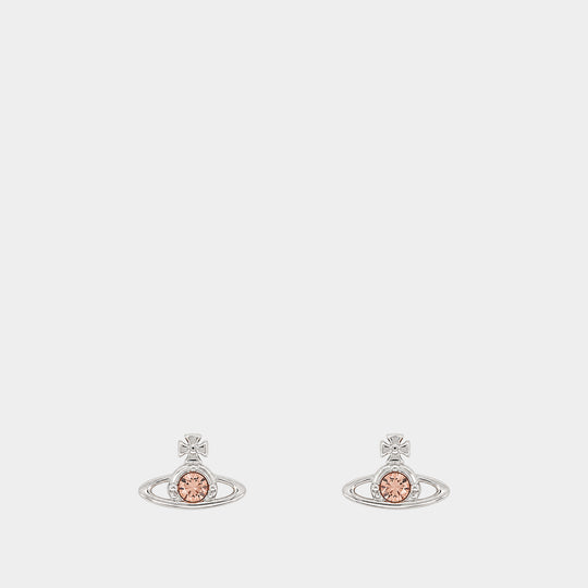 Boucles D'oreilles Nano Solitaire - Vivienne Westwood - Métal - Argenté