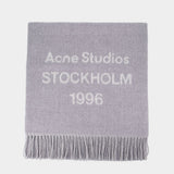 Écharpe - Acne Studios - Laine - Gris