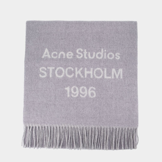 Écharpe - Acne Studios - Laine - Gris