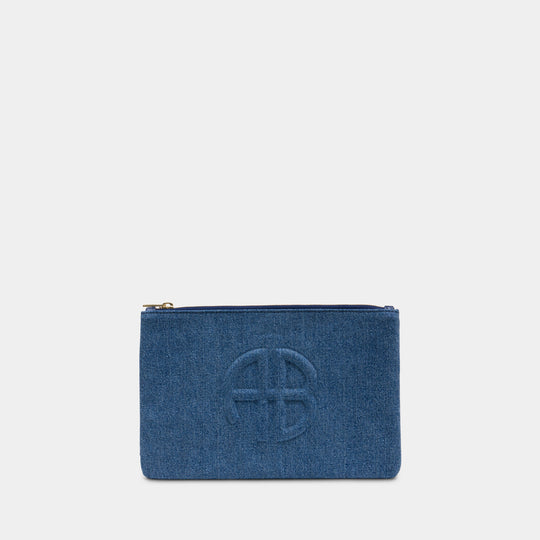 Pochette Lili - ANINE BING - Coton - Bleu