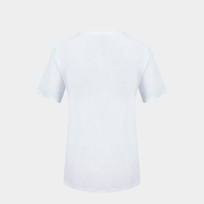 T-Shirt Zewel Gz - Isabel Marant - Lin - Blanc