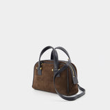 Sac À Main Georges Small Bowling - AMI Paris - Cuir - Marron