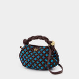 Sac À Main Bou Mini Braided - Ganni - Synthétique - Marron