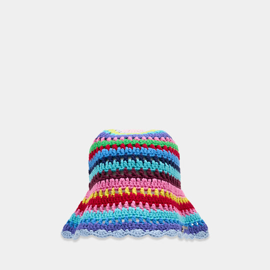 Bob Crochet Stripe - Ganni - Coton - Multi