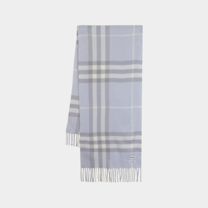 Écharpe Giant Check - Burberry - Laine - Gris