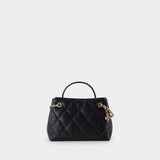 Sac À Main Fleming Small Carryall - Tory Burch - Cuir - Noir