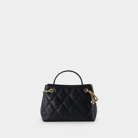 Sac À Main Fleming Small Carryall - Tory Burch - Cuir - Noir