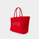 Cabas Leo - ANINE BING - Coton - Rouge