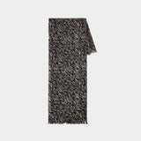 Écharpe Alecia - Isabel Marant - Laine - Noir