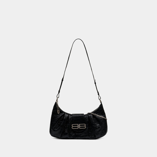 Sac Porté Épaule Pamela - Balenciaga - Cuir - Noir