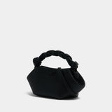 Sac À Main  Bou Bag Mini Grained - Ganni - Synthétique - Noir