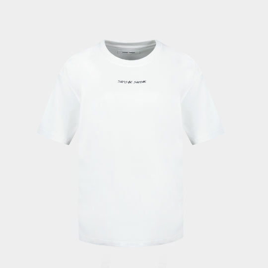 T-Shirt Sadinner - SAMSØE SAMSØE - Coton - Blanc