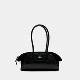 Sac Porté Épaule Shirley Small - Vivienne Westwood - Cuir - Noir
